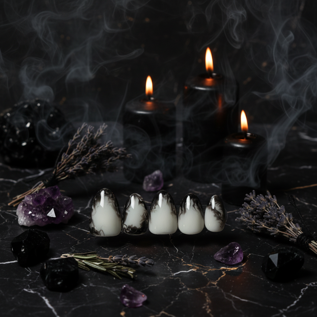 🖤 Goth & Witchy Nails